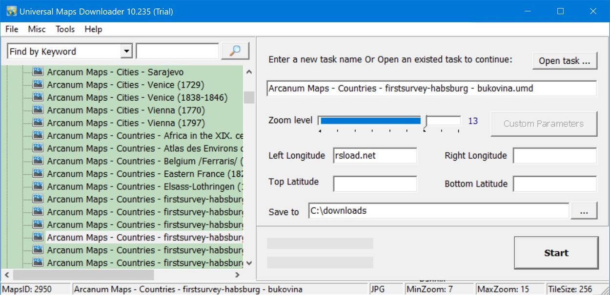 AllMapSoft Universal Maps Downloader 